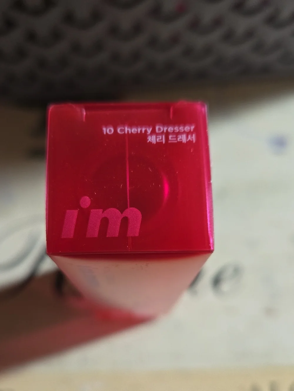 i'm meme Lip Silhouette Matte Velvet Tint - 10 Cherry Dresser